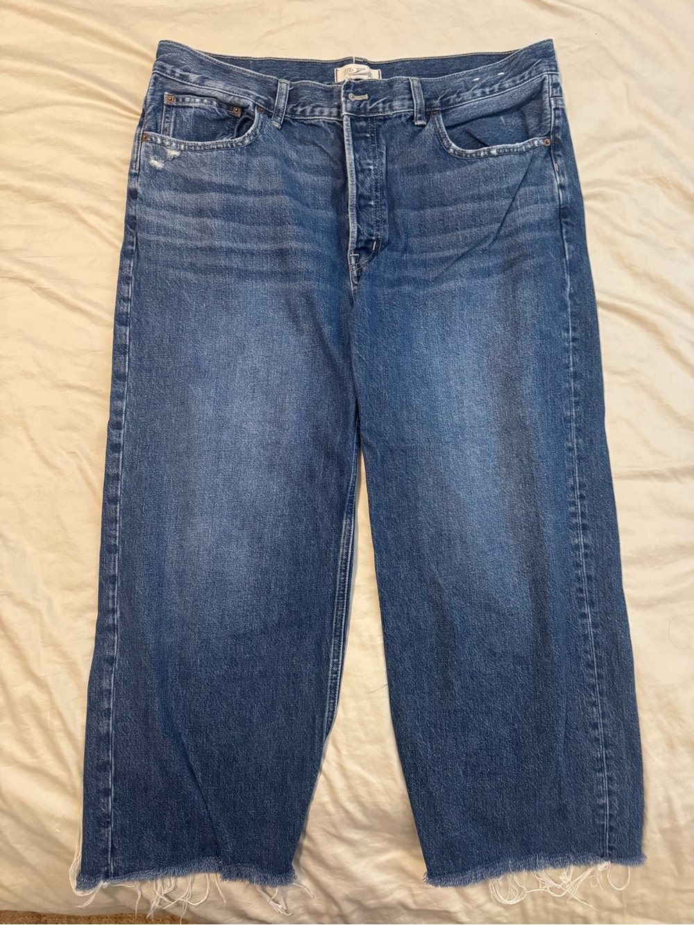 Madewell Low Slung Baggy Crop Jeans